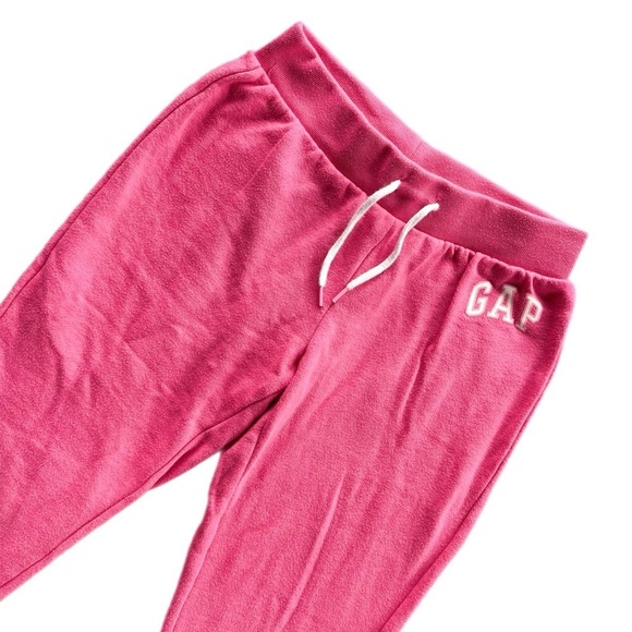 Gap  Girls Pink Logo Joggers Sweatpants Size 8 - Picture 5 of 8